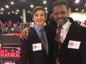 Abel Griswold and Bobby Gibbs Refereeing Capitol Clash 2018